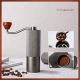 1pc Manual Coffee Grinder, Hand Coffee Grinder With Internal Digital Adjustable Settings And Assembly Stainless Steel Conical Burr