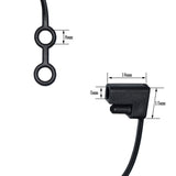 Battery Charging Cable to O Ring Terminal Connectors Harness 10AWG Quick Disconnect with 1 Sae Polarity Reverse Connector.