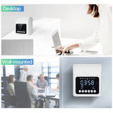 Electronic Clock Employee Attendance with Extra 100pcs Time Cards 2 Sided Monthly & Weekly Punch Payroll Recorder