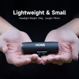 XOSS XL400 Portable Bike Headlight Waterproof USB Rechargeable MTB Front Lamp Bicycle Flash Light