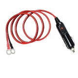 Male Cigarette Lighter to O Ring Terminal Harness Extension Cable Cord 14AWG Wire for Car Inverter Air Pump Sprayer Compressor