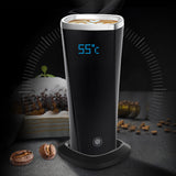 Rvs Elektrische Smart Waterkoker Verwarmde Mok Koffie Met Lader Verwarming Cup
