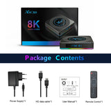X96 X4 Smart TV Android 11 Amlogic S905X4 RGB Light 4G Support AV1 8K Dual Wifi BT4.1 Media Player 4GB 32GB 64GB Set Top Box