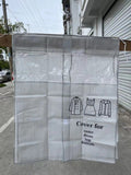 Household 3D transparent toilet cover, jacket bag, protective cover