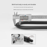 Bicycle u-Shaped Lock Anti-Theft Portable Hydraulic Alloy Steel PVC Unilateral Unlock Easy Storage Mountain Bike Accessorie