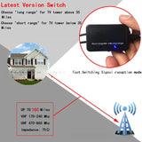 High Gain Carbon Fiber Indoor HDTV Digital TV Antenna 4K Dual Amplification Signal Amplifier