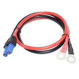 40cm 10AWG EC5 Female To O Ring Terminal CablePower Wire Connector Extension Silicone Cord Emergency Battery Jump Cable
