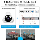 360 Degree Wifi Panoramic 1080P Security Protection Fisheye IP 3MP Smart Home Night Vision CCTV Surveillance Cameras