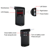Professional Breathalyzer Portable Digital Breath Meter with 10pcs Mouthpieces Alcohol Tester