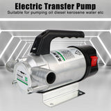 50L/min 380W Automatic Fuel EU Plug For Pumping Oil Diesel Kerosene Water 12V 220V Electric Transfer Pump