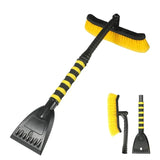 Ice Removing Brush Shovel Tools Foldable Snow Scraper Windshield Car Wash Accessory Winter Scraping Tool