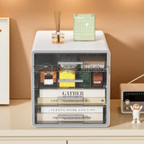Desktop Box Vertical Multi-layer Drawer Document Shelf Transparent Visible Office Storage Cabinet For Stationery