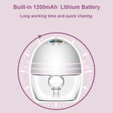 Wearable Portable Hands Free Electric Breast Pump 3 Modes 9 Suction Level LED Screen Touch Control Button Low Noise