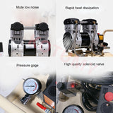 8L/30L 220V Silent Oil-Free Small Industrial High-Pressure Pump Car Air Compressor