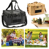 32/47L Organizer Box Multifunctional Outdoor Camping Cooker Storage Bag Large Capacity Waterproof for Picnic