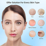Hot Compress Silicone Electric Cleansing Instrument 42° Vibration Beauty Cleaning Face Wash Brush Facial Cleansing Instrument