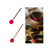 Sound Mallet Handmade Replacement Easy to Grip Anti Slip Wool Felted Percussion Drumstick Tibetan Bowl Stic