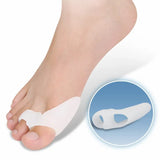 1 Pair Thumb Improver Hallux Valgus Double Ring Toe Separator Big Foot Bone Protection To Relieve Pain Portable Home