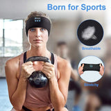 New Sleep Headphone Headband With Wireless Music Sports Sweat Absorption Hair Headband Built-in Sleep Music Eye Mask