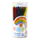 Wax Colorful Triangle Crayons Kids Safe Odorless Waterproort Supplies for Preschoolers Mini Crayon Stic