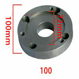 100mm Or 125mm Back Connection CNC hine Tool Chuck Cover, Connecting Plate Lathe Instrument Accessories