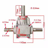 T-shaped Reinforced 1:1 Right-angle Gear Reducer/4-mode Gear Box/Steering Box/Commutator/90 Degree Angle Detector/Guide Box