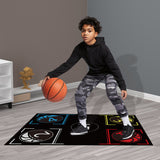 Non-Slip Basketball Dribble Trainer with Shock Absorbing Silent Mat - For All Levels