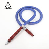 CRUSHER Arab Grass Hookah Set with Single Hose Tobacco Bowl Cigarette Holder Narguile Complete Smoking Pipe Accessories