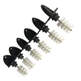 TTLIFE 15 PCS Plugs Brush and Tap Cleaning Plug Hygiene Brush Set for Draft Beer Faucet Cap Tools