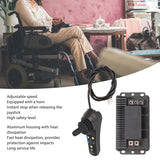 Wheelchair Controller Fast Heat Dissipation Universal Fit Bumper Proof Electric Wheel Chair Joystick for All Brands