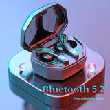 Wireless Bluetooth 5.2 Earphone 9D Stereo Noise Canceling Headset  With Charging Box Touch Control Headphone For Phone Game