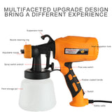 900ML Cordless /Wired Paint Sprayer Auto Furniture Steel Coating Airbrush Portable latex paint spray gun 550W Electric Spray Gun