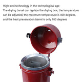 Welding insulation 10KG heating portable DHT-10 horizontal vertical pliers welding rod drying barrel