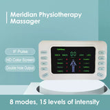 8 Mode Electric Tens Muscle Stimulator Ems Acupuncture Body Back Massager Digital Therapy Herald Massage Tool Electrostimulator