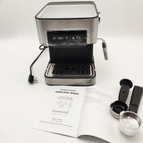 Italian espresso coffee machine, smart home full automatic coffee, touch screen milk frother capacinno coffee machine