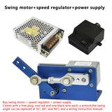 Reciprocating High Torque DIY 35/60/90 Degree Left And Right Swing Motor DC 12v24v Metal nism