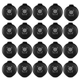 20 Pcs Fingerprint Fingerprint Ink Pad Mini Black Stamp Ink Pad