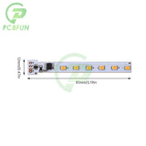 1.2V Lamp Solar Candle Self-contained 12LED Flame Light Circuit Control Board