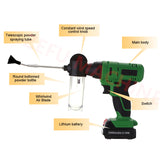 Electric Apple Peach Pear Kiwi Fruit Tree Pollen Pollinator Point Flower Sprayer Pollination Gun Professional Tool