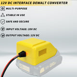 For Battery 20V to 12V Step Down Converter with Cigarette Lighter Interface Power Wheel Adapter (No Battery)