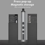 68-in-1 Mini Electric Screwdriver with Magnetic Storage, Precision Maintenance, Type-C Charging, and LED Light