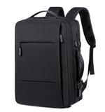 Classic Travel Men Business School Expandable USB Bag Large Capacity Laptop Waterproof Fashion Backpack