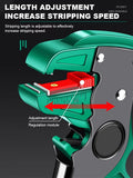 Automatic Stripper Network Pliers for Flat Wire Duckbill Stripping Tool 0.2 to 6mm Range