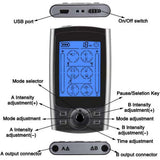 36 24 Modes Muscle Stimulator USB Rechargeable Dual-Channel EMS Stimulator TENS Physiotherapy Instrument Meridian Pulse Massager