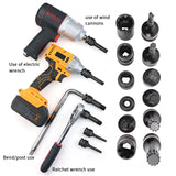 1/2-inch Impact Socket Bit 10Pcs 1/2" Drive TORX Screwdriver Bits T30-T80 Sizes Torx Key Wrench Tools Set for Repair