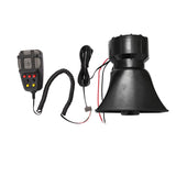 7-Tone Horn Mic PA System Warning Amplifier Hooter 12V 80W 200dB Speaker Car Siren