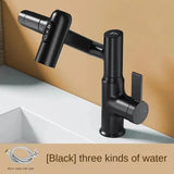 Digital Display LED Basin Faucet 360 Rotation Multifunction Stream Sprayer Hot Cold Water Mixer Sink Tap Bathroom