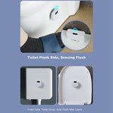 Automatic Toilet Flush Button+Wireless Transmitter Toilet Smart Sensor Toilet Flusher Rechargeable Sensor