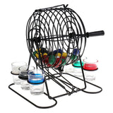 Family Lotto Traditional Bingo Game Set Educational Games Deluxe Lucky Ball hine for Home Travel Holiday Bar Party