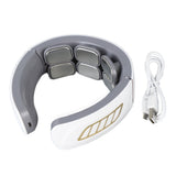 Electric Pulse Neck Massager 6 Heads Intelligent Neck Massager Perfect Fitting Deep Relaxing Reduce Fatigue for Outdoors Use